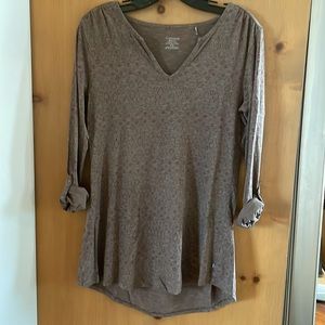 Toad & Co tunic with adjustable sleeves